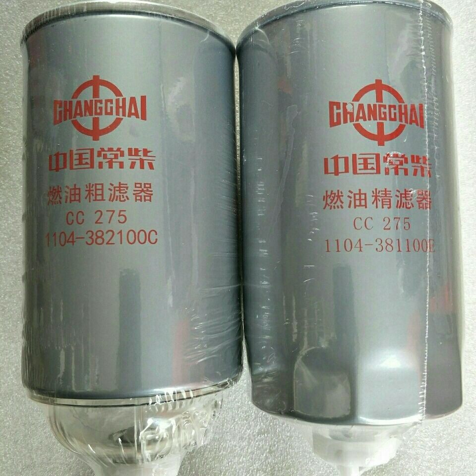 1104-382100C收割机粗滤器 沃得燃油机1104-381100E精滤器cc275