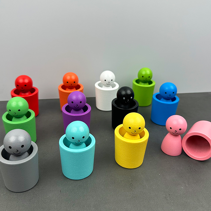 蒙氏早教精细动作宝宝颜色认知