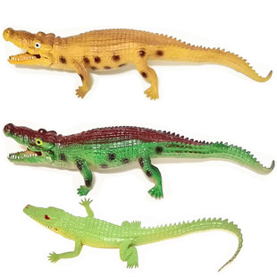 仿真鳄鱼模型PVC塑胶两栖爬行野生海洋动物早教道具儿童玩具礼品