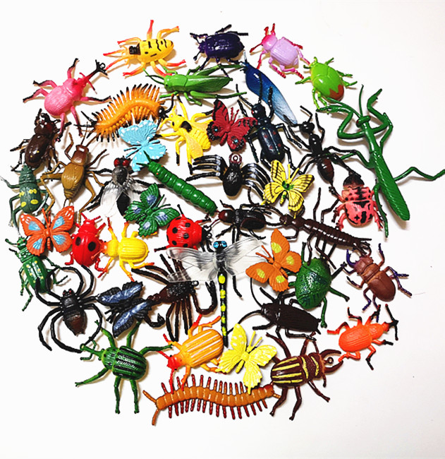 仿真小号动物蜜蜂蝎子摆件昆虫