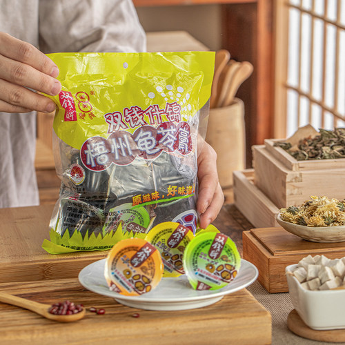 广西特产双钱什锦龟苓膏360g*1袋