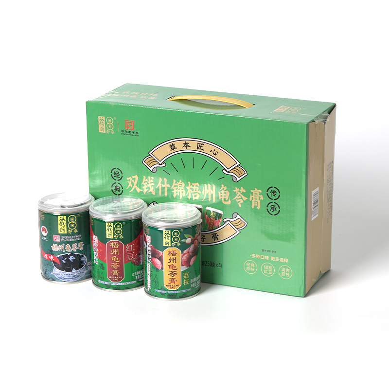 双钱牌梧州龟苓膏混合口味