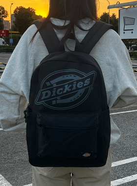 帝客dickies双肩包男女少年大学生书包高中生15.6电脑包出游背包