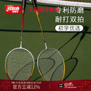 红双喜官方旗舰店 羽毛球拍双拍碳素专业较轻耐用初学者儿童成人