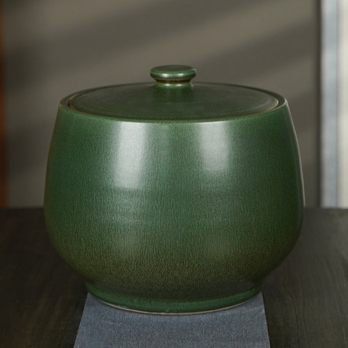 聚宝盆陶瓷密封米缸油面粉桶10/20/30斤景德镇防潮防虫茶叶储物罐