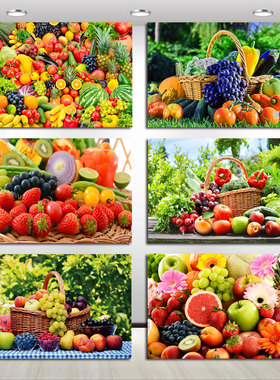 蔬菜水果海报餐厅厨房装饰画