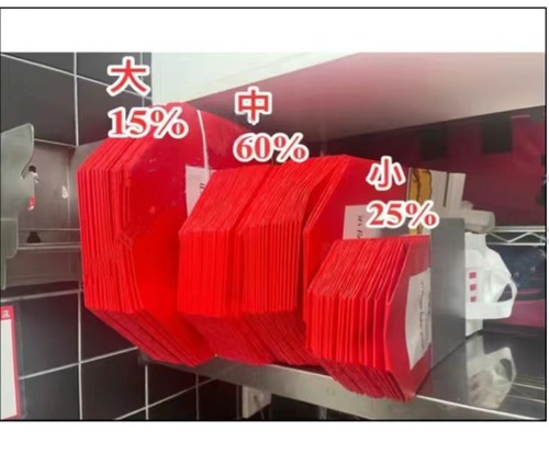 宅急送外卖打包带外送无纺布铝箔包装L型不锈钢收纳架