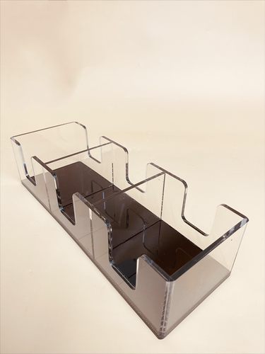 快餐店自助酱料盒/亚克力酱料盒/糖浆收纳盒/杯盖三分格/杯架包邮