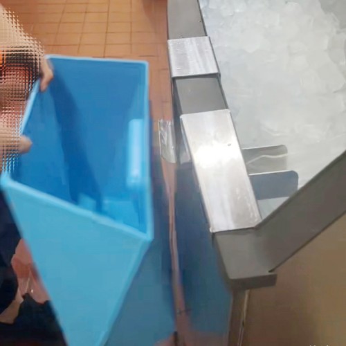 商用餐饮酒店Manitowoc制冰机蓝色运冰桶挂钩免安装