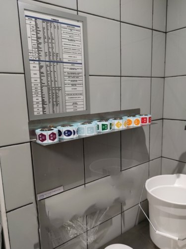 七彩时间收纳盒带背胶打孔不锈钢