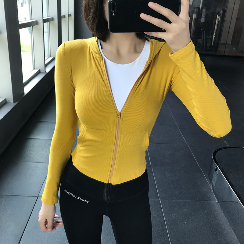新品运动上衣紧身长袖瑜伽服跑步
