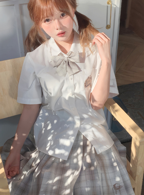 COSMEPRO原创【北凛中】格裙2024夏季新款奶茶色浅色格百搭浅棕色