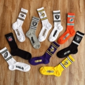 外贸单美式 足球袜子男高筒毛巾底吸汗耐磨加厚球袜