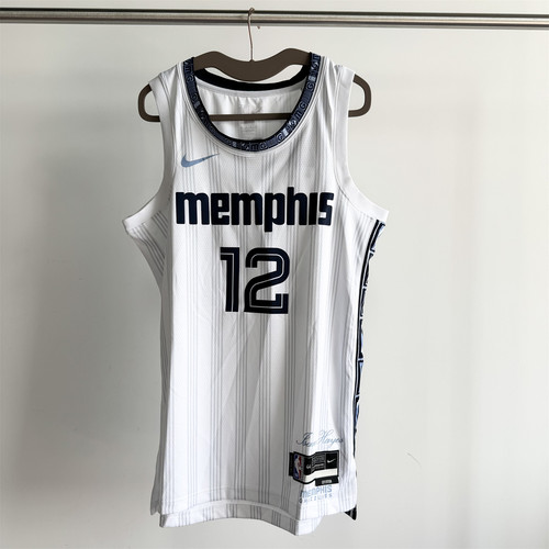 NIKE耐克NBA孟菲斯灰熊队莫兰特12号球衣男子速干篮球背心 HM5986