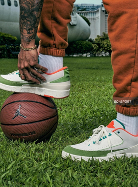 AIR JORDAN 2男女AJ2低帮Titan联名乔丹运动休闲篮球鞋DV6206-183