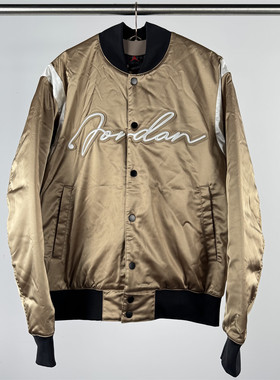 AIR JORDAN男子秋冬保暖运动休闲AJ夹克棉服外套棒球服HF9298-257