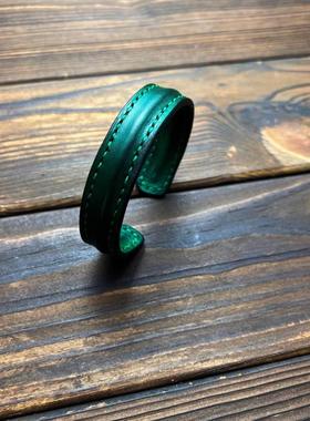 原创复古男女款手镯牛皮手环