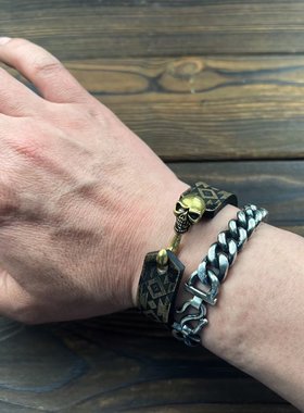 原创复古个性小众百搭时尚手镯