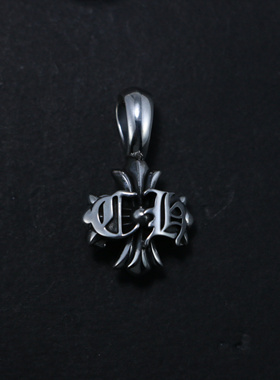 小周手作925纯银CH十字架吊坠