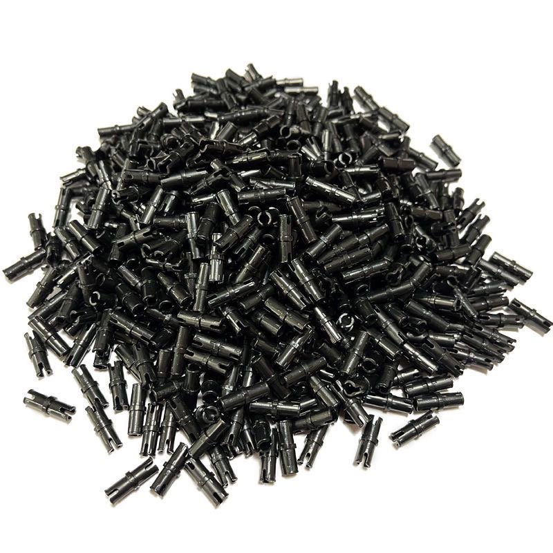 适用乐高积木2780 国产科技积木零配散件 黑色插销摩擦栓轴