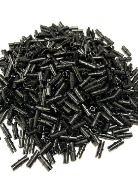 适用乐高积木2780 国产科技积木零配散件 黑色插销摩擦栓轴