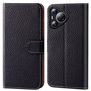 手机套男女款 pura70ultra保护套镜头全包防摔p70 头层牛皮带磁扣支架 新款 适用华为Pura70pro手机壳真皮翻盖式