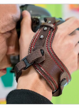 适用尼康D90 D7200 D810 D850单反相机手腕带佳能5D3 6D2腕绳70D