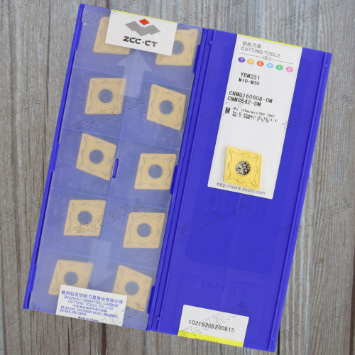 原装株洲数控车削刀片CNMG160608-DM YBM251菱形黄色不锈钢