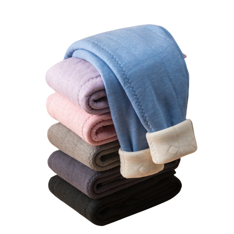 特厚羊毛保暖裤加绒加厚夹棉裤