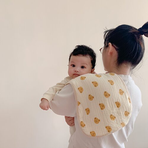 宝宝口水巾围兜拍嗝巾