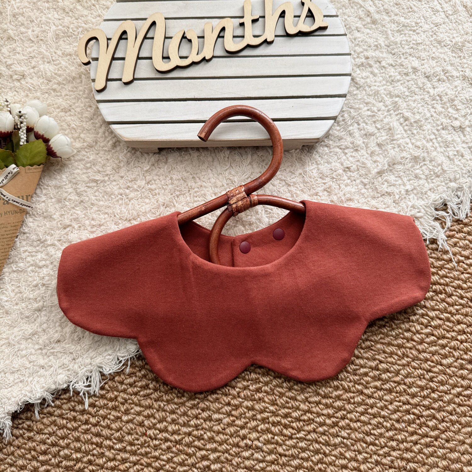 婴儿口水巾宝宝小围嘴围兜纯棉双面纯色可戴防吐奶巾围兜,婴童用品,小围嘴,淘宝优惠券,粉丝福利购,淘宝优惠卷