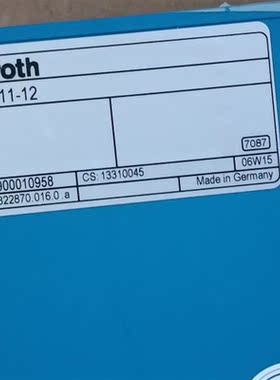 议价 力士乐VT11011-12   R900010958