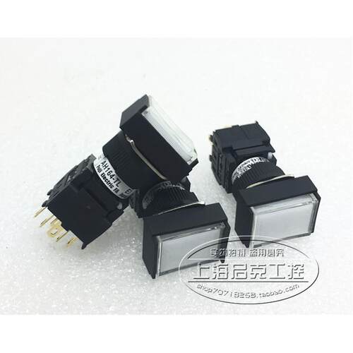 矩形平头按钮开关灯AH164-TLR11E3  AH164-TLY11E3库存