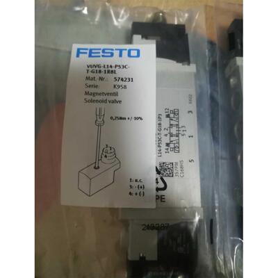 议价费斯托FESTO电磁阀 VUVG-L14-P53C-T-G18-1R8L 574231