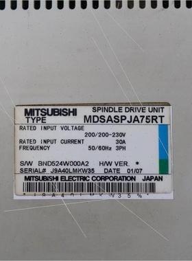 议价伺服驱动器MDSASPJA75 RT200-230V 30A议