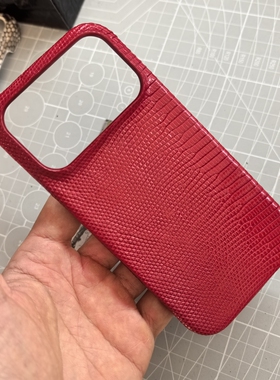 MEIP适用于苹果/Apple手机壳IPhone17PROMAX真皮蜥蜴皮套奢华定制IPHNE17AIR小众定制奢华爱好高端