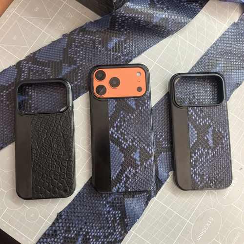MEIP适用于苹果/Apple奢华IPhone17PROMAX鳄鱼皮套蜥蜴皮手机壳蟒蛇定制IPHON17AIR小众喜好稀有鸵鸟皮相机款
