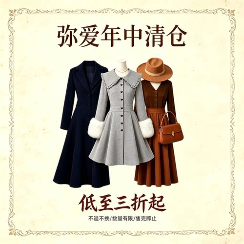 【断码捡漏】弥爱女装换季年中清仓三折起