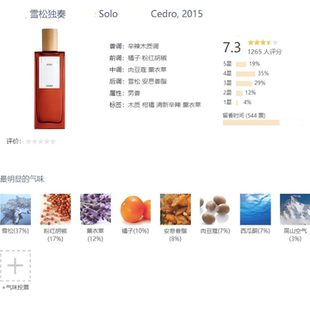 雪松独奏粉色珊瑚海黑色圆舞曲奇迹天光香水级香精