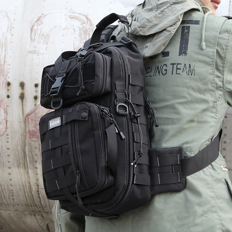 ARCHER BACKPACK TACTICAL ONE-SHOULDER DIAGONAL BAG MALE AND FEMALE STUDENT RIDING LARGE-CAPACITY NEW FASHION BACKPACK CHEST BAG