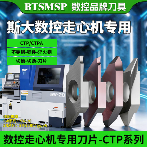 【走心机小零件专用】CTP槽刀片