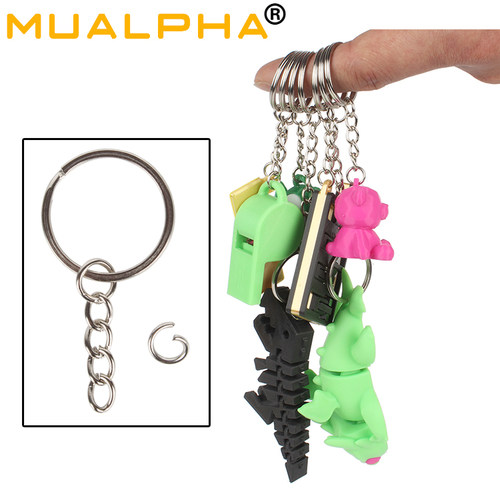 MUALPHA开口钥匙扣环圈组件