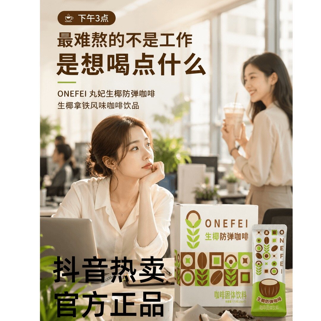 丸妃生椰防弹咖啡生酮饱腹正品