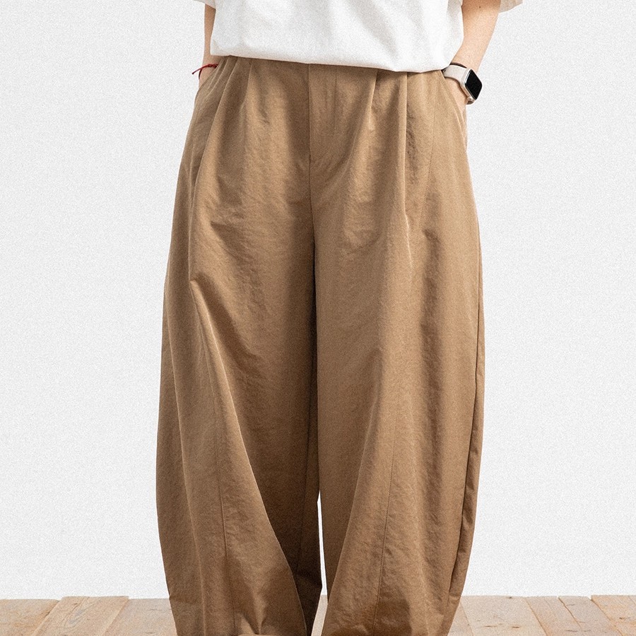 GoodNorth日系复古阔腿长裤男女同款裤子宽松bf慵懒风垂感休闲裤