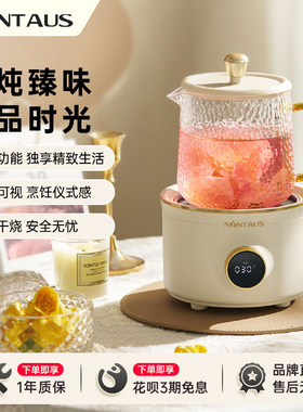 金正养生壶炖煮一体易清洗烧水壶加厚玻璃多功能煮茶器2026新款