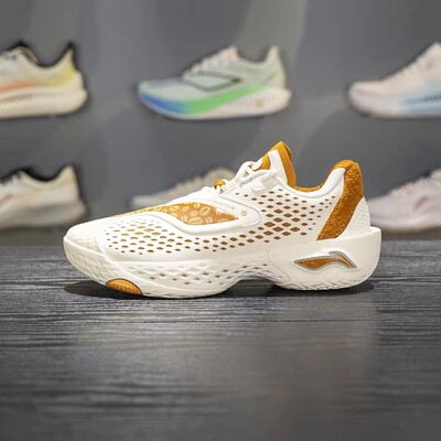 李宁反伍5低帮高回弹篮球鞋男