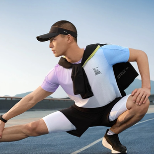 T恤透气轻薄男田径半袖 跑步训练运动速干短袖 高弹 款 李宁2026夏季