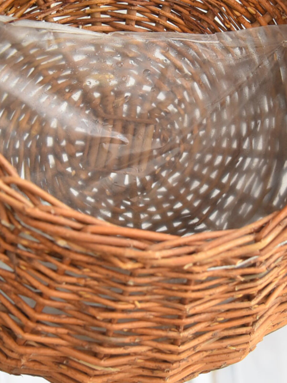 짠 화분 벽걸이 대나무 바구니 벽걸이 꽃바구니 발코니 등나무 걸이 난초 대나무 바구니 대나무 바구니