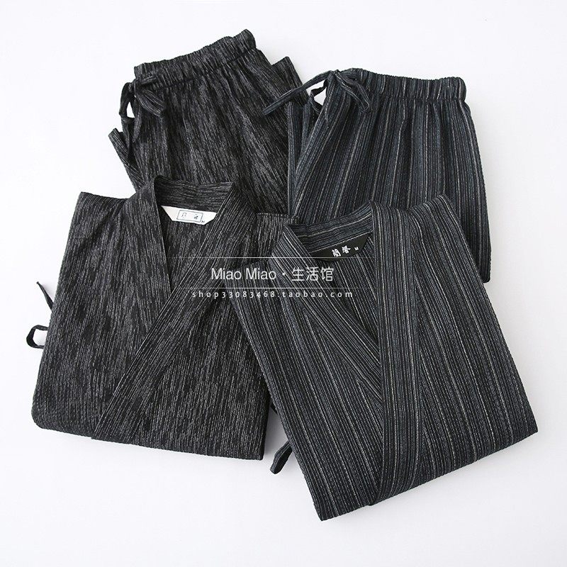夏季 日式家居服男士短袖睡衣套装和服汉服甚平浴衣温泉汗蒸服,女士内衣/男士内衣/家居服,睡衣/家居服套装,淘宝优惠券,粉丝福利购,淘宝优惠卷