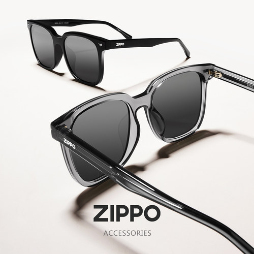 zippo防晒经典大框复古女太阳镜